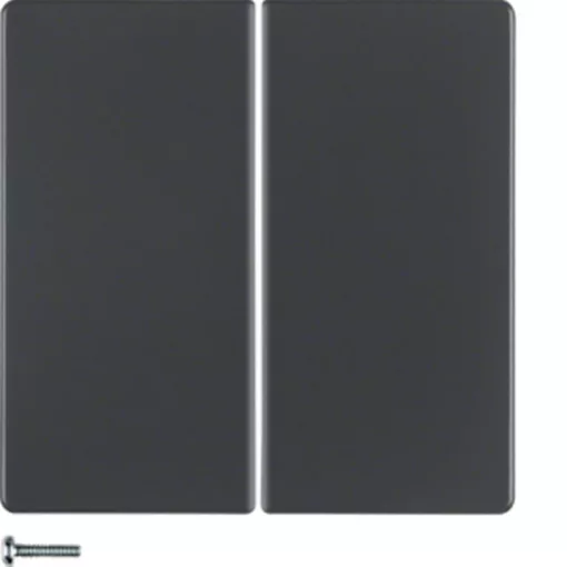 BERKER 85146126 KNX-RF-Taste quicklink S.1/B.3/B.7 | 2-csatornás | antracit bársony lakk