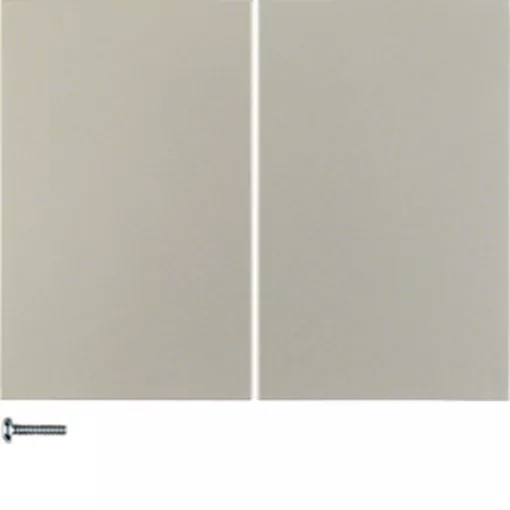 BERKER 85146173 KNX-RF-Taste quicklink S.1/B.3/B.7 | 2-csatornás | rozsdamentes acél matt lakkozott