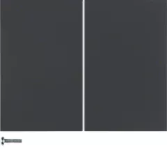   BERKER 85146175 KNX-RF-Taste quicklink S.1/B.3/B.7 | 2-csatornás | antracit matt festett