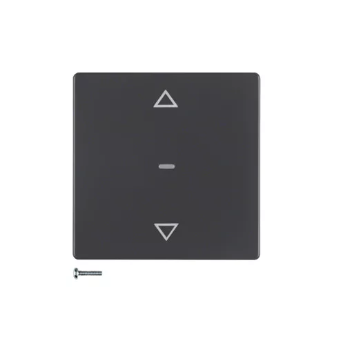 BERKER 85245226 KNX-RF redőny érintőgomb quicklink Q.1/Q.3 | nyilak | antracit bársony