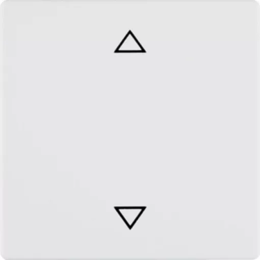 BERKER 85245229 KNX-RF redőny érintőgomb quicklink Q.1/Q.3 | nyilak | poláris fehér bársony