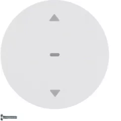   BERKER 85245239 KNX-RF redőny gomb quicklink R.1/R.3 | nyilak | poláris fehér fényes
