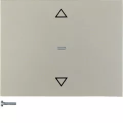   BERKER 85245273 KNX-RF redőny érintőgomb quicklink K.1/K.5 | nyilak | nemesacél lakkozott