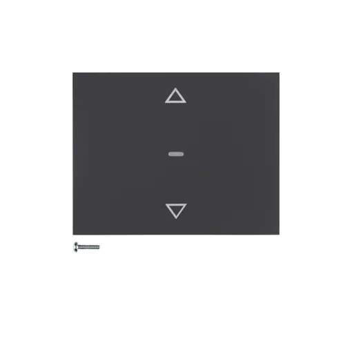 BERKER 85245275 KNX-RF redőny érintőgomb quicklink K.1/K.5 | nyilak | antracit matt