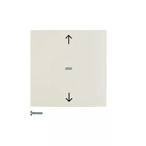 BERKER 85245282 KNX-RF redőnyaktor-gomb quicklink S.1/B.3/B.7 | nyilak | fehér fényes