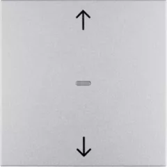   BERKER 85245283 KNX-RF redőny érintőgomb quicklink S.1/B.3/B.7 | nyilak | alumínium matt