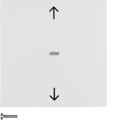   BERKER 85245289 KNX-RF redőnyaktor-gomb quicklink S.1/B.3/B.7 | nyilak | poláris fehér fényes