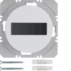   BERKER 85655139 KNX-RF fali adó lapos R.1/R.3 | 1-csatornás, Solar | poláris fehér fényes