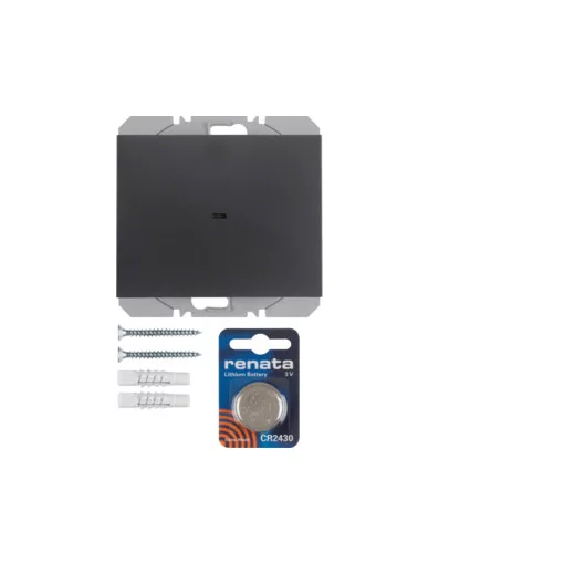 BERKER 85655275 KNX-RF fali adó lapos K.1/K.5 | 1-csatornás | antracit matt
