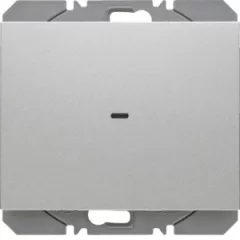   BERKER 85655277 KNX-RF falba süllyesztett adó K.1/K.5 | 1 csatornás | alumínium