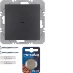   BERKER 85655285 KNX-RF falba süllyesztett adó S.1/B.3/B.7 | 1 csatornás | antracit matt