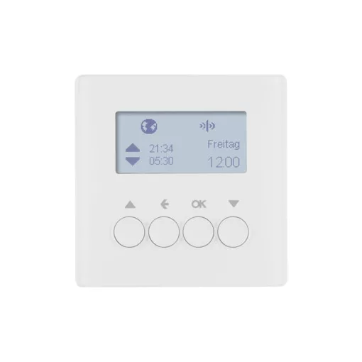 BERKER 85745129 KNX-RF redőny-időkapcsoló Q.1/Q.3 | kijelzővel | poláris fehér bársony