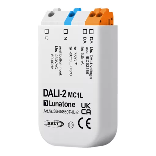 LUNATONE 86458507-1L-2 DALI-2 érintőkapcsoló interfész MC | 230 V, 1-csatornás