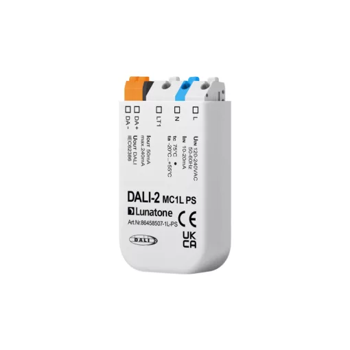 LUNATONE 86458507-1L-PS DALI-2 érintőkapcsoló interfész MC | 230 V, 1 kimenetes, busztápellátás