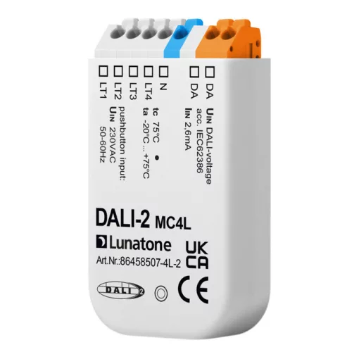 LUNATONE 86458507-4L-2-int DALI-2 vezérlőmodul | aktivált példányok