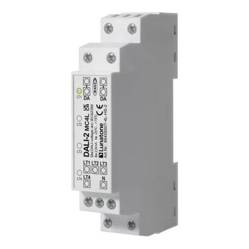 LUNATONE 86458507-4L-HS-2-int DALI-2 bináris bemenet REG | 4-csatornás, instance-ok aktiválva