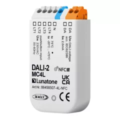   LUNATONE 86458507-4L-NFC DALI-2 vezérlőmodul | App Controller aktiválva, Android-App
