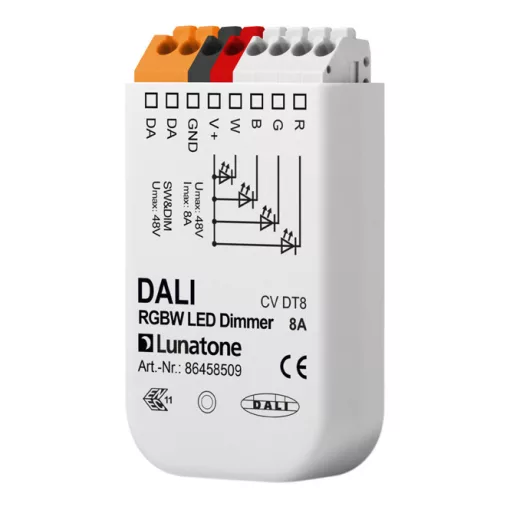 LUNATONE 86458509 DALI LED dimmaktor CV DT8 UP | RGBW, 8 A