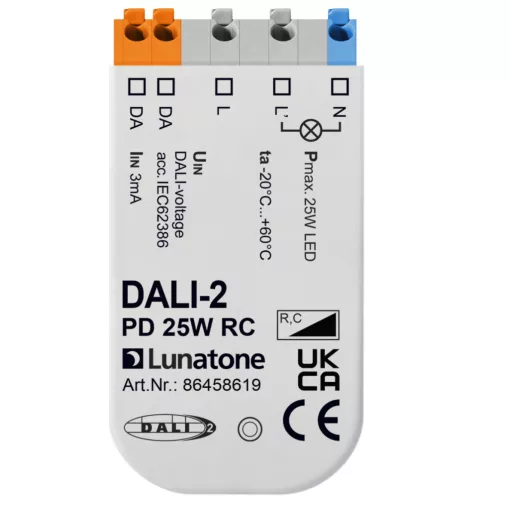 LUNATONE 86458619 DALI dimmaktor 25 W UP | Fázislevágás (RC)