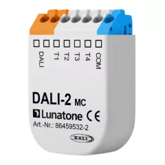   LUNATONE 86459532-2-app DALI-2 tapintásérzékelő interfész MC | 4-csatornás, App-Controller aktivált