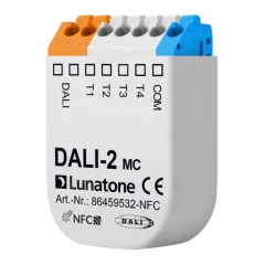   LUNATONE 86459532-NFC DALI-2 érintőkapcsoló interfész MC | 4-csatornás, App-Controller aktiválva, NFC