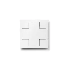   LUNATONE 86459545-W16+R wDALI-2 Switch Cross Set | Switch Cross & Receiver | közlekedési fehér