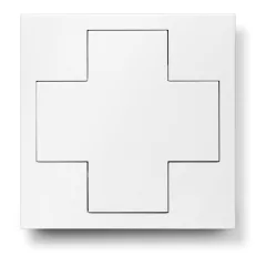   LUNATONE 86459793-W16-NFC DALI-2 Switch Cross | App-Controller aktivált, NFC | közlekedési fehér