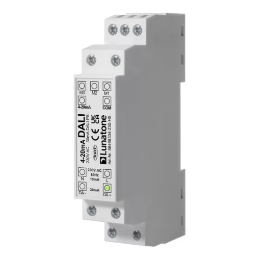 LUNATONE 86468334-230-HS DALI Converter | 4-20mA–DALI 230 V