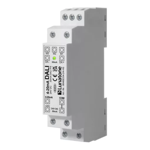 LUNATONE 86468334-24-HS DALI Converter | 4-20mA to DALI 24 V