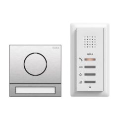   GIRA 2406000 TKS komplett csomag Rendszer 106 | Audio, családi ház | rozsdamentes acél | nem