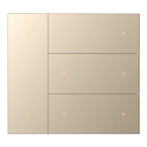 GVS CHKA-08/W.1.24 Billenőkészlet WALTZ-hoz | 4-részes, alumínium | champagne