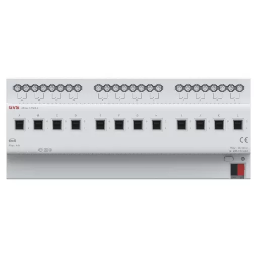 GVS ARSA-12/20.S KNX kapcsolóaktor | 12 kimenetes, 20A, KNX-Secure