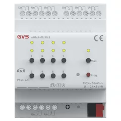   GVS AMMA-08/10.S KNX univerzális aktor | 8 kimenetes, KNX-Secure