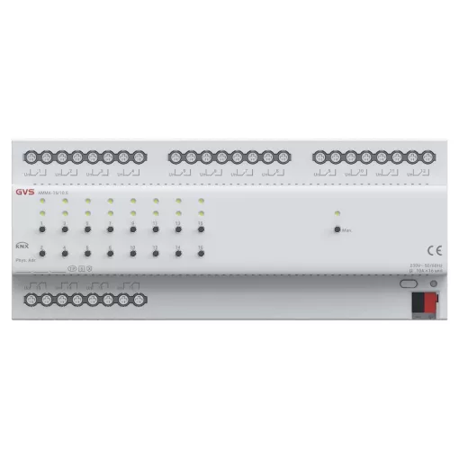 GVS AMMA-16/10.S KNX univerzális aktor | 16 kimenetes, KNX-Secure