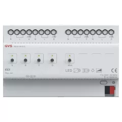  GVS ADUD-04/02.3 KNX univerzális dimmaktor | 4-csatornás, KNX-Secure