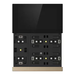   GVS CHTFB-3.0/6.S.24 KNX szobavezérlő WALTZ TOUCH+PAD Base | 3-csatornás | pezsgő