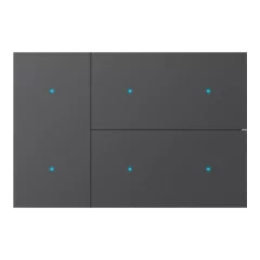   GVS CHTKA-06/W.1.23 Billentyűkészlet WALTZ TOUCH+ PAD-hoz | 3-részes, alumínium | antracit