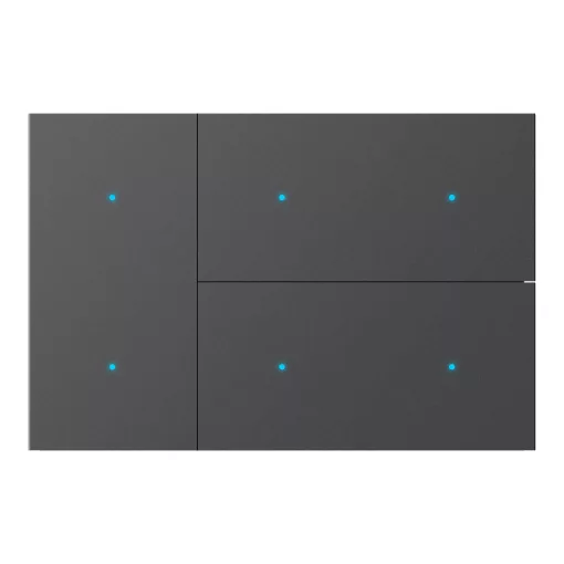 GVS CHTKA-06/W.1.23 Billentyűkészlet WALTZ TOUCH+ PAD-hoz | 3-részes, alumínium | antracit