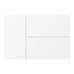   GVS CHTKA-06/W.1.20 Billenőkészlet WALTZ TOUCH+ PAD-hoz | 3-as, alumínium | fehér