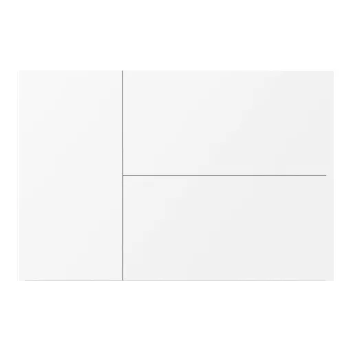 GVS CHTKA-06/W.1.20 Billenőkészlet WALTZ TOUCH+ PAD-hoz | 3-as, alumínium | fehér