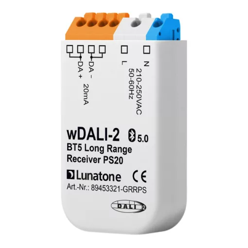 LUNATONE 89453321-GRRPS wDALI-2 Rádiófrekvenciás csatolómodul | BT vevő, 20 mA