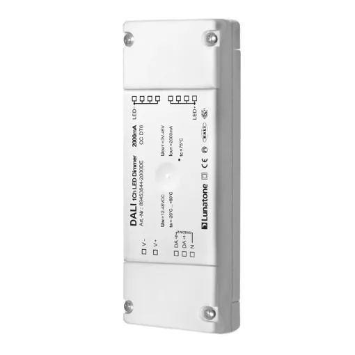 LUNATONE 89453844-2000DE DALI-LED-dimmaktor CC DT6 DE | 1 kimenetes, 2000 mA