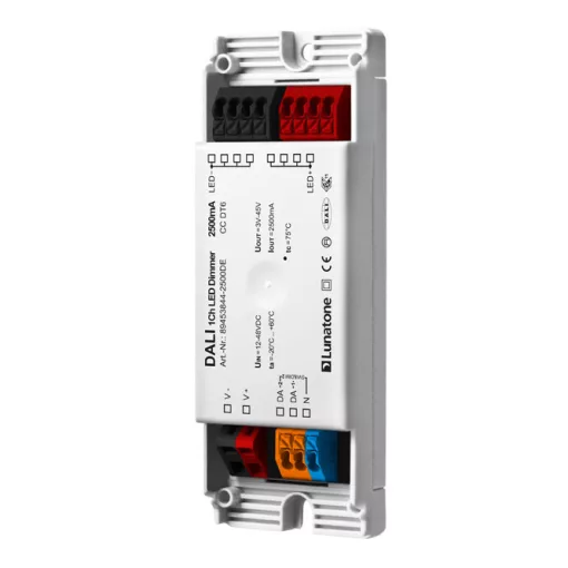 LUNATONE 89453844-2500DE DALI-LED-dimmaktor CC DT6 DE | 1 kimenetes, 2500 mA