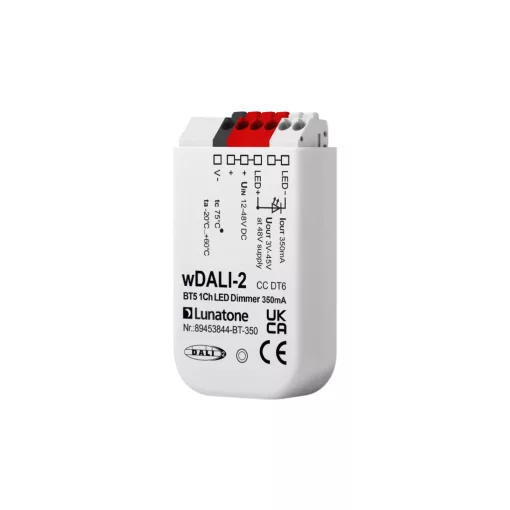 LUNATONE 89453844-BT-350 wDALI-2-LED-Dimmer CC UP | 1-csatornás, 350 mA
