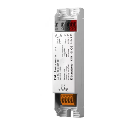 LUNATONE 89453857-DE DALI-1-10V-Schnittstelle DT8 DE | 2-csatornás, 16 A