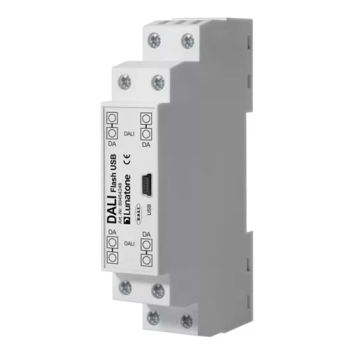 LUNATONE 89454248 DALI-USB-interfész | DIN sínre szerelhető, Flash USB