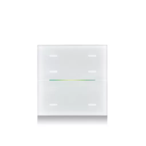 EELECTRON 9025GH06L01 KNX multiszenzor-fedőlap GLASSPAD Line | 6-csatornás, Single, HC06A01KNX-1-hez | fehér