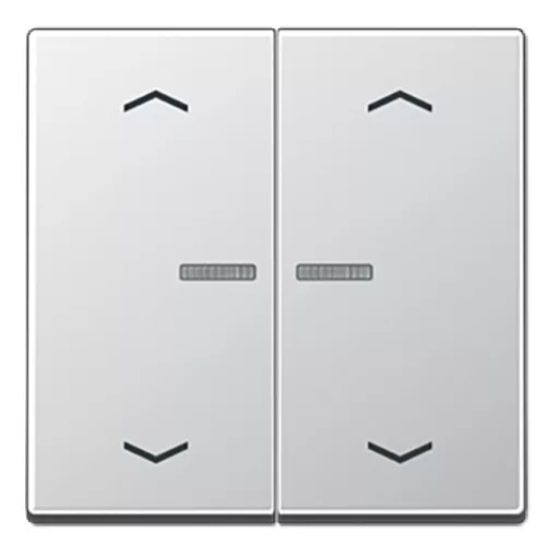 JUNG A102KO5PAL KNX vezérlőbillenő nyíl szimbólummal A sorozat | 2-es | alumínium