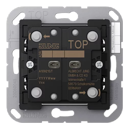 JUNG A10921ST KNX tapintásérzékelő F10 A/AS | 2-csatornás, univerzális