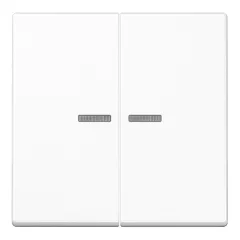   JUNG A10921STRFBFWW KNX-RF tapintásérzékelő A | 2-csatornás, termoplaszt | alpinfehér